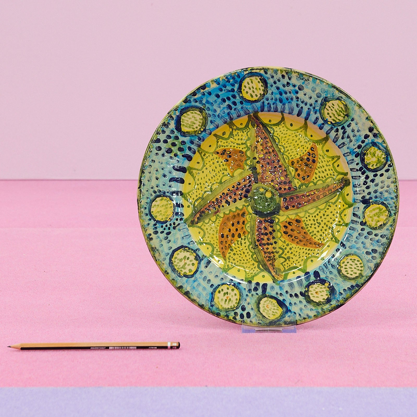 Crocifissa Nobile - Assiette à motif d’étoile stylisée