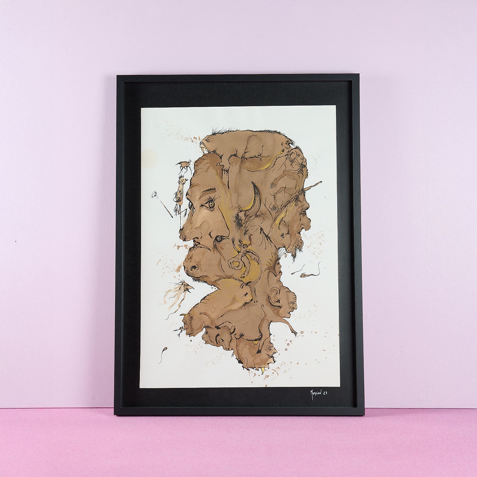 Lionel Guillon - Sans titre, "Songes & drôles d’oiseaux"