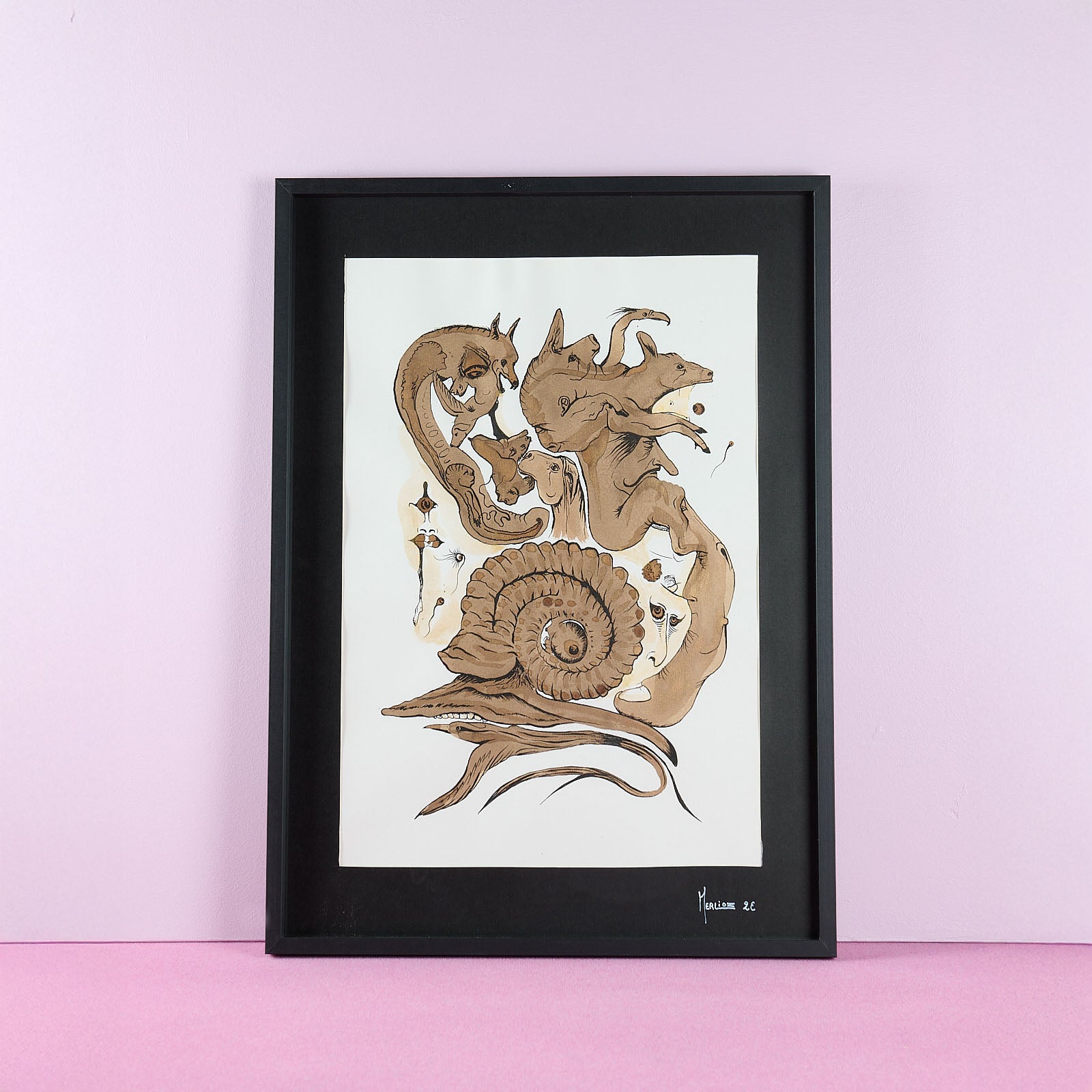 Lionel Guillon - Sans titre, "Songes & drôles d’oiseaux"