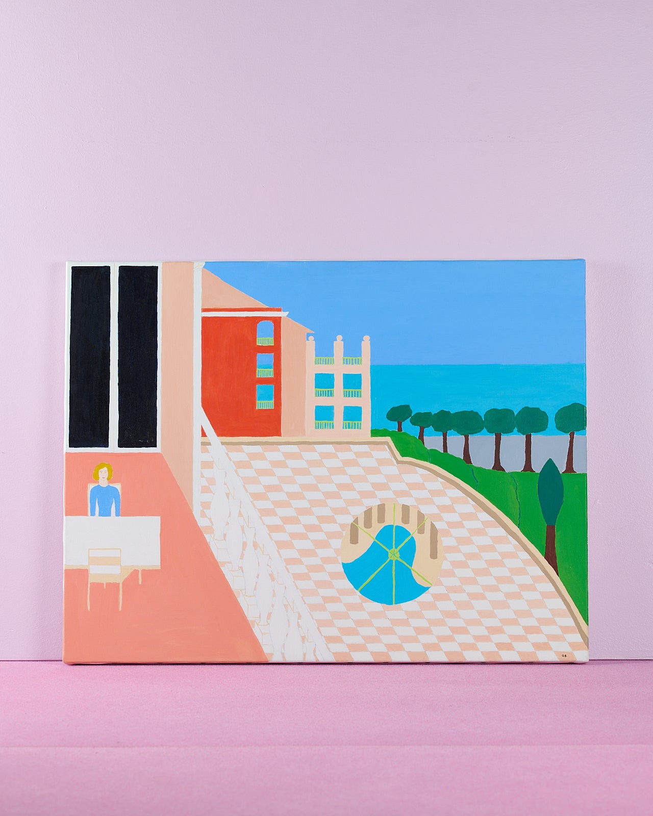 Odile Raoul - Thalasso aux Issambres : en terrasse