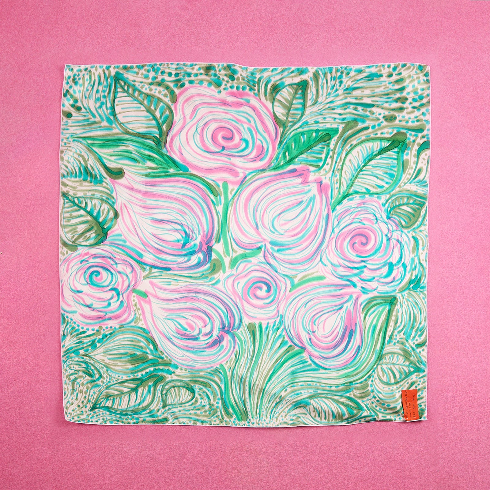 ESAT - Foulard peint à la main