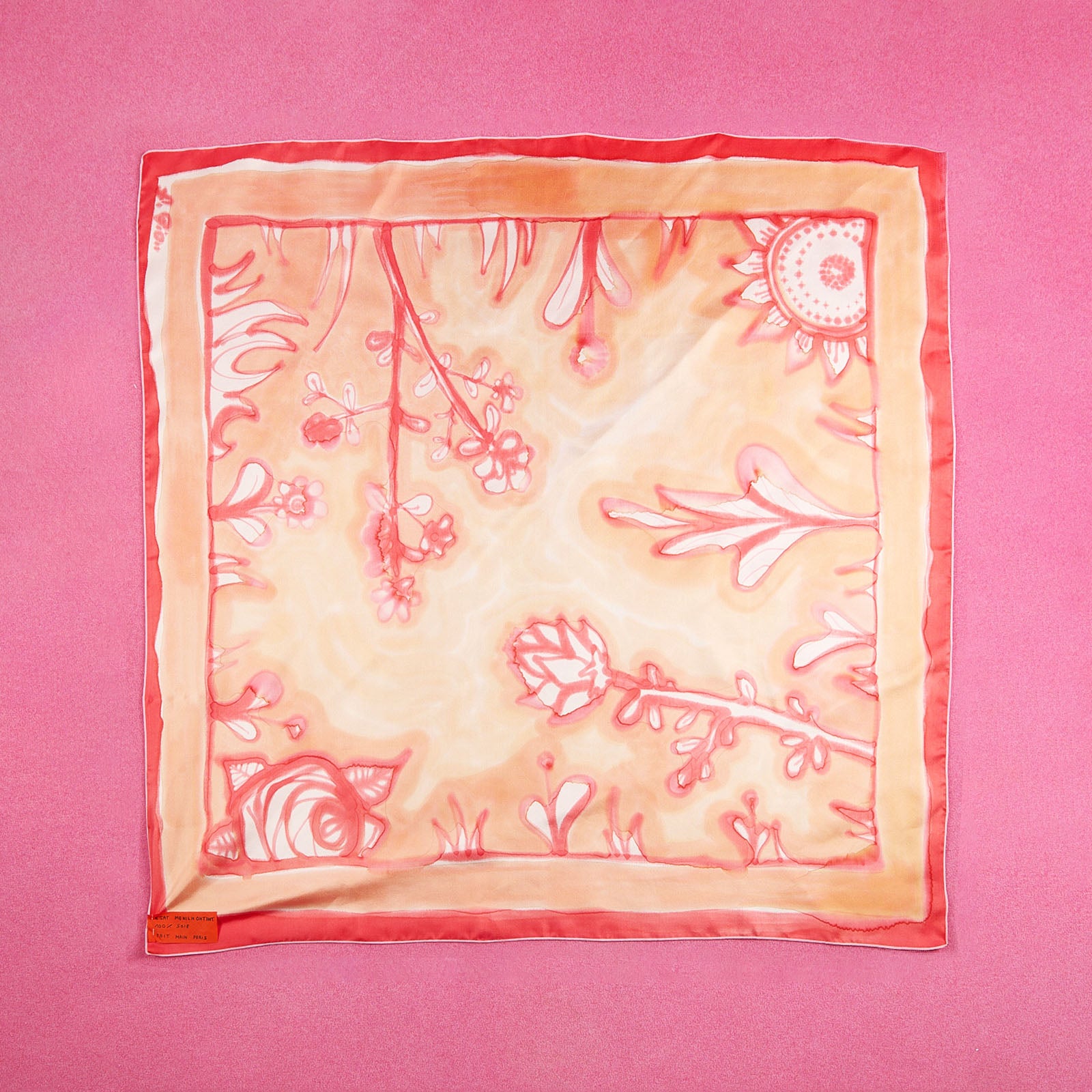 ESAT - Foulard peint à la main